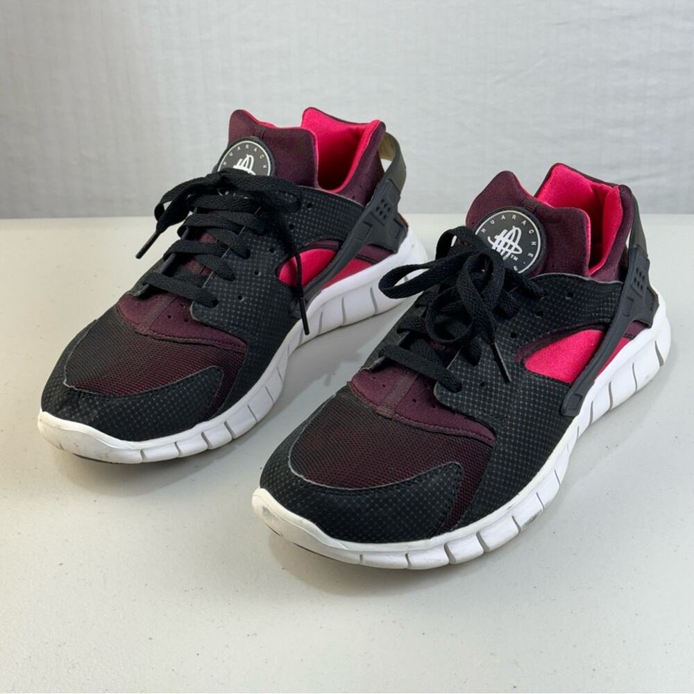 Nike Air Huarache Free Run “Bred” Black Mahogany Sneakers Men’s Size 9 EUR 42.5
